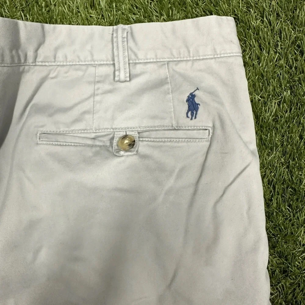 Polo Ralph Lauren Men's SZ 40   6-Inch Stretch Classic Fit Chino Short Khaki Tan